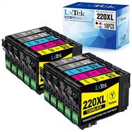 LxTek Remanufactured Ink Cartridge Replacement for 220 XL 220XL to use with Workforce WF-2760 WF-2750 WF-2630 WF-2650 WF-2660 XP-320 XP-420 Printer (4 Black, 2 Cyan, 2 Magenta, 2 Y
