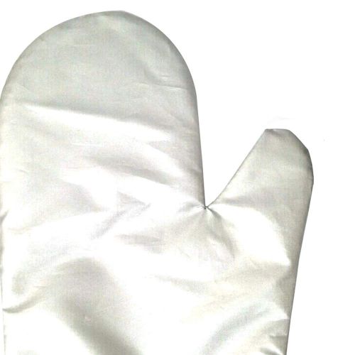  Lyanther Garment Steamer Iron-On Gloves Mitt Anti Steam Gloves Durable Heat Resistant Waterproof Protective Iron Glove for Garment Steamer Silver 1 Pair