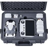 Lykus Titan MM410 Waterproof Hard Case for DJI Mini 4 Pro/Mini 3/Pro and RC2/RC/RC-N2/N1, Support 7 batteries and RC lanyard [CASE ONLY]