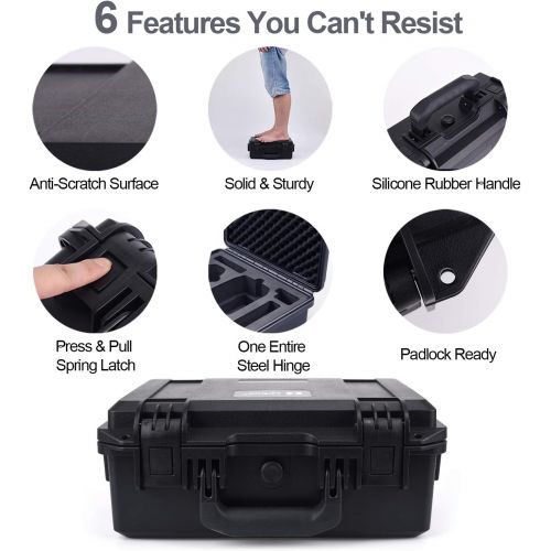  [아마존베스트]Lykus Titan MM200 Waterproof Hard Case for DJI Mini 2 Mavic Mini 2 Fly More Combo