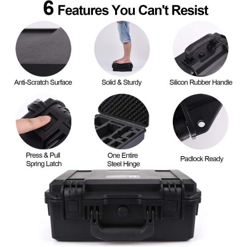  [아마존베스트]Lykus Titan M120 Hard Case for DJI Mavic 2 Pro/Zoom and Smart Controller (SC Edition)