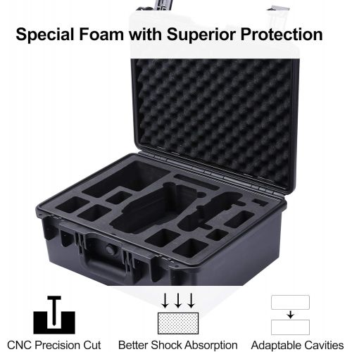  [아마존베스트]Lykus Titan M120 Hard Case for DJI Mavic 2 Pro/Zoom and Smart Controller (SC Edition)