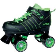 LYNX Apex Kids Quad Roller Rink Skate Green 13J