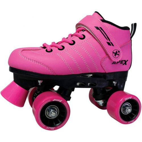  LYNX Apex Kids Quad Roller Rink Skate Green 13J