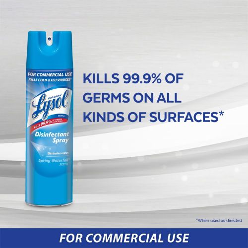  Professional Lysol Disinfectant Spray, Fresh, 19oz