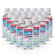 Lysol Mini Hand Sanitizer Travel Size 2oz, Pack of 18 (18x2oz) 70% Ethyl Alcohol, Lemon Scented