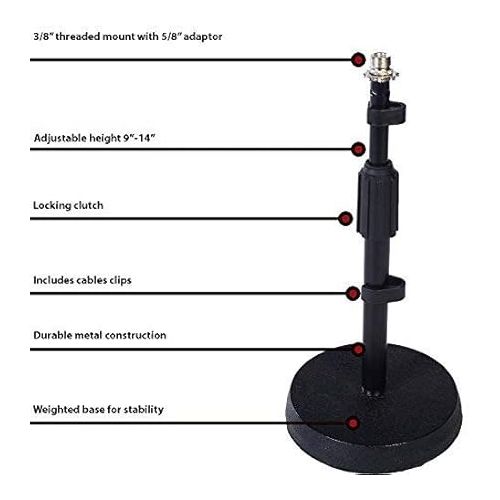  LyxPro Desktop Microphone Stand - 9