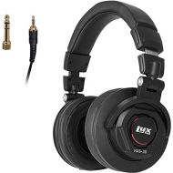 LyxPro HAS-30 Closed Back Over-Ear Professional Recording Headphones for Studio Monitoring, DJ and Home Entertainment,Black