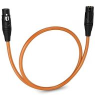 LyxPro 10 Feet XLR Microphone Cable Balanced Male to Female 3 Pin Mic Cord for Powered Speakers Audio Interface Professional Pro Audio Performance and Recording Devices - Orange