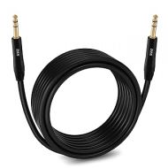 LyxPro 25 Feet ¼ TRS to ¼ TRS Balanced Audio Cable, Superior Signal Transfer, High Frequency, Noiseless, Durable & Flexible Patch Cable, Heavy Duty, for Microphone, Speaker, Male to Male