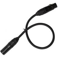LyxPro Balanced XLR Cable Premium Series Microphone Cable, Speakers and Pro Devices Cable, 1.5 Feet- Black