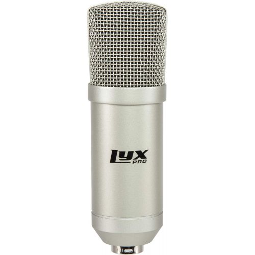  [아마존베스트]LyxPro Condenser Microphone For Studio, Vocals, Instruments, Podcasting and Professional Recordings with Shockmount, XLR Cable, Pop Filter