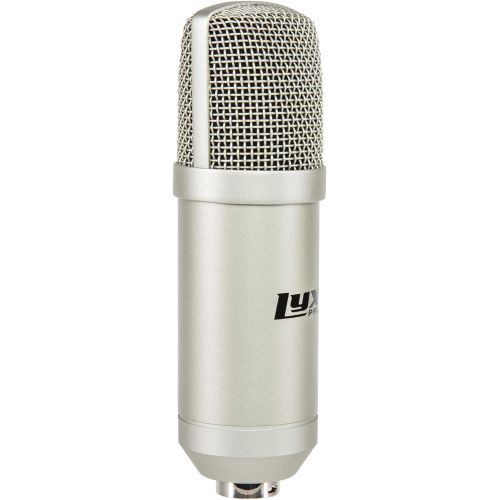  [아마존베스트]LyxPro Condenser Microphone For Studio, Vocals, Instruments, Podcasting and Professional Recordings with Shockmount, XLR Cable, Pop Filter