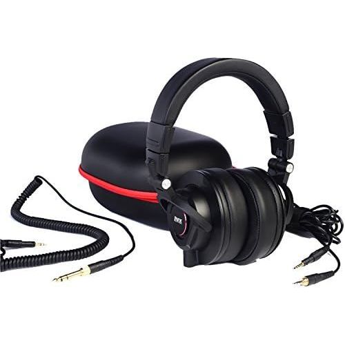  [아마존베스트]LyxPro HAS-30 Closed Back Over-Ear Professional Recording Headphones for Studio Monitoring, DJ and Home Entertainment,Black