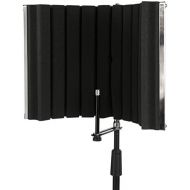 LyxPro VRI-30 - Portable & Foldable Sound Absorbing Vocal Recording Panel - Stand Mount