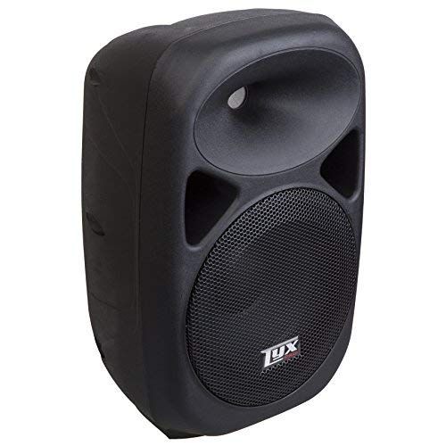  LyxPro SPA-8 Compact 8 Portable PA System 100-Watt RMS Power Active Speaker Equalizer Bluetooth SD Slot USB MP3 XLR 14 18 3.5mm Inputs