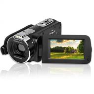 Video Camera,Lyyes HD 1080P Camcorder 24.0 MP 2.7 Inches LCD Screen 270 Degree Rotable 16X Zoom Digital Camera