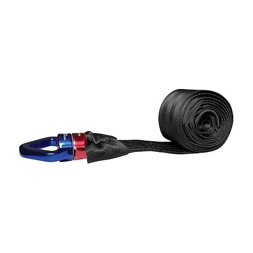  Cyclone Spin Kit, 360° Cyclone Swing Spinner Pre-Fastened on 10 ft. Adjustable 5-Panel Non-Stretch Polyester Tree Strap, Single Point Attachment Swings, Dimensional Swinging, Greater Play Value