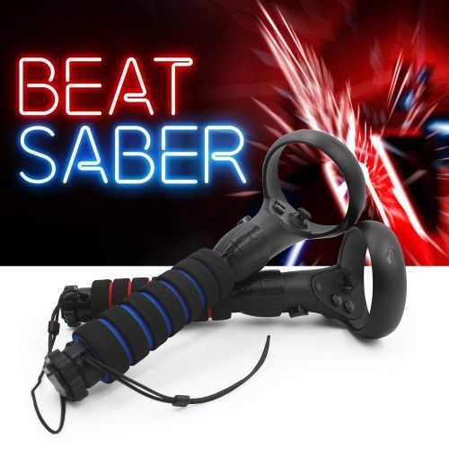  M AMVR AMVR Dual Handles Gamepad for Oculus Quest or Rift S Controllers Playing Beat Saber Game