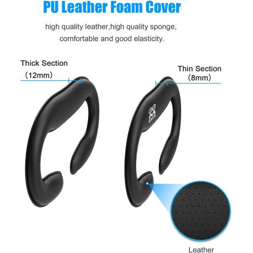  [아마존베스트]M AMVR AMVR Resilient VR Facial Vent Soft Interface Bracket & Anti-Leakage Light PU Leather Foam Face Cover Replacement Pad Custom Comfort Accessories 7-Piece Set for Oculus Quest 2 (7-in