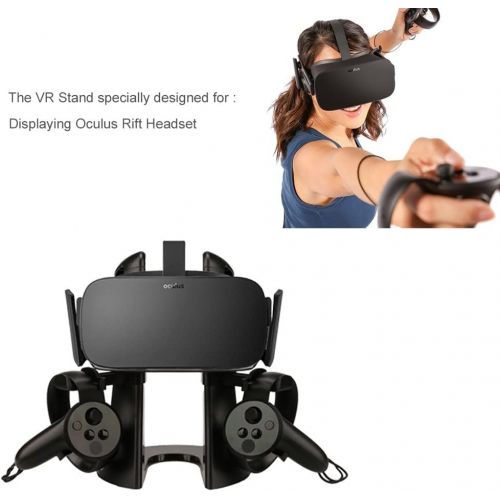  [아마존베스트]M AMVR AMVR VR Stand,Headset Display Holder and Controller Mount Station for Oculus Quest, Quest 2, Rift or Rift S Headset and Touch Controllers