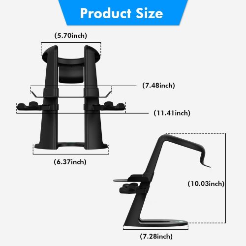  [아마존베스트]M AMVR AMVR VR Stand,Headset Display Holder and Controller Mount Station for Oculus Quest, Quest 2, Rift or Rift S Headset and Touch Controllers