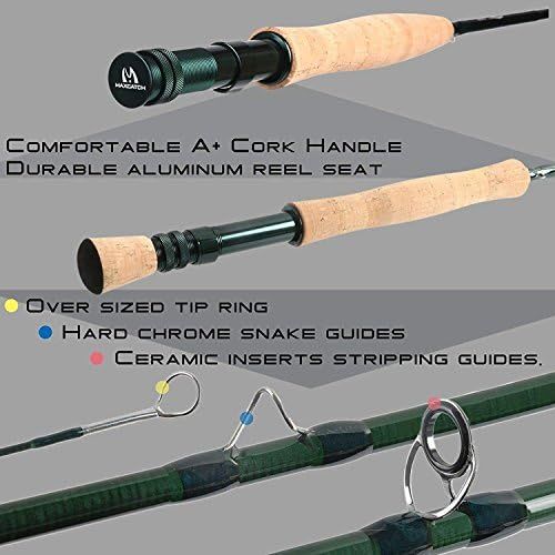  [아마존베스트]MAXIMUMCATCH Extreme Fly Rod Combo 3/5/6/8 wt Fly Rod and Fly Reel Outfit with Accessories