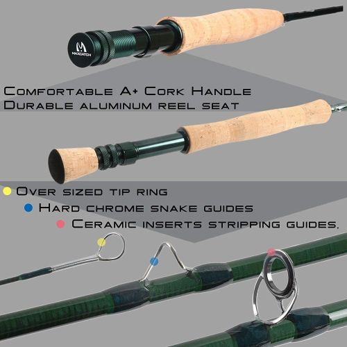  [아마존베스트]MAXIMUMCATCH Extreme Fly Rod Combo 3/5/6/8 wt Fly Rod and Fly Reel Outfit with Accessories