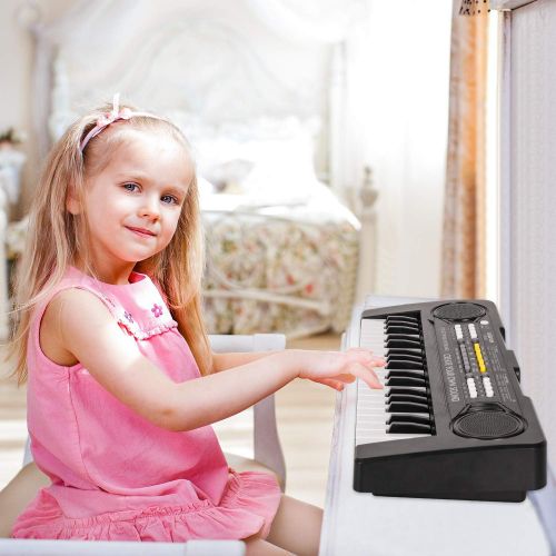  [아마존베스트]M SANMERSEN Kids Piano, Piano Keyboard for Kids Electronic Keyboard 37 Keys with 4 Drums / Animals Sound / 11 Demos Portable Piano Toys for Beginners Girls Boys Ages 3-8