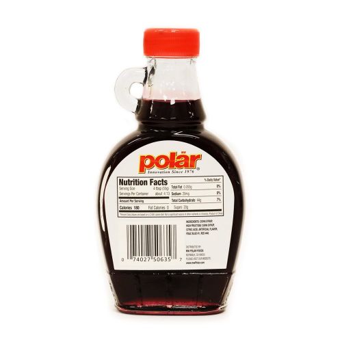  M W Polar Foods MW Polar Pancake Syrup 8oz. (Pack of 12) (Blueberry Syrup)