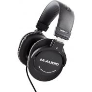 M-Audio HDH40 - Over Ear Studio Headphones with Closed Back Design, Flexible Headband and 2.7m Cable for Studio Monitoring, Podcasting and Recording - Black