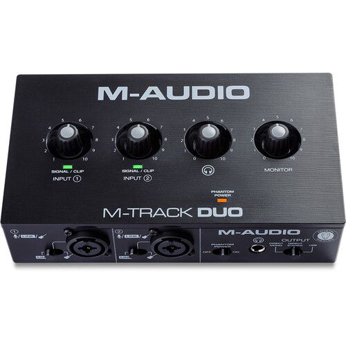  M-Audio M-Track Duo USB-B Audio Interface