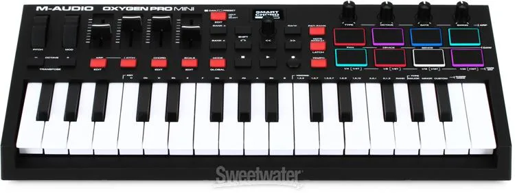  M-Audio Oxygen Pro Mini 32-Mini-Key Keyboard Controller