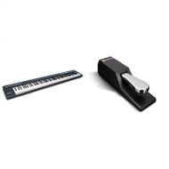 M-Audio Keystation USB Keyboard Controller with Pitch-Bend & Universal Sustain Pedal with Piano and On Stage Keyboard Bench