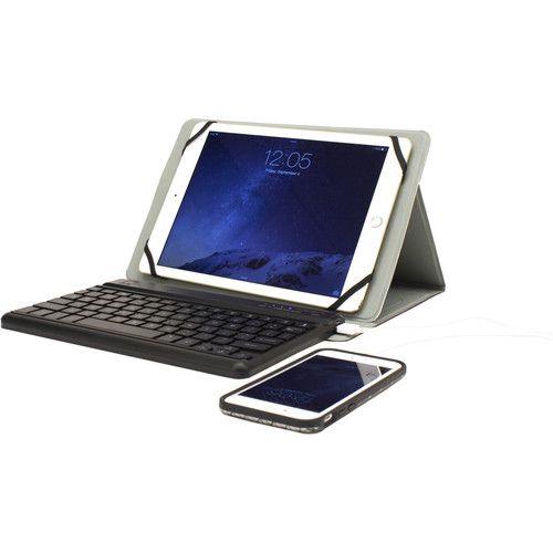  M-Edge Folio Power Pro Keyboard Case (Heather Gray)