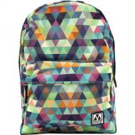 M-Edge Graffiti Backpack with Built-In Battery (Multi-Triangle)