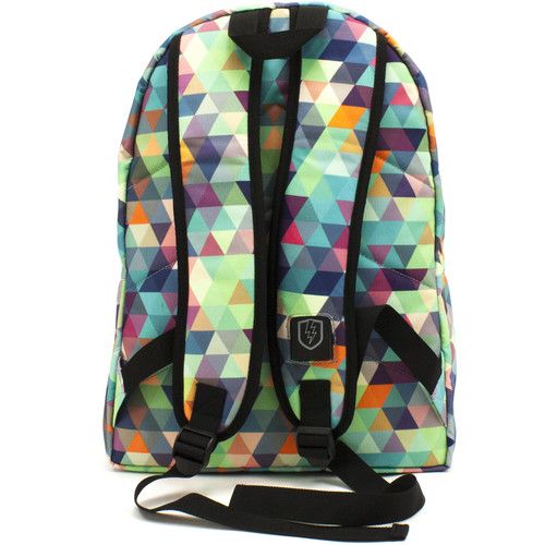  M-Edge Graffiti Backpack with Built-In Battery (Multi-Triangle)