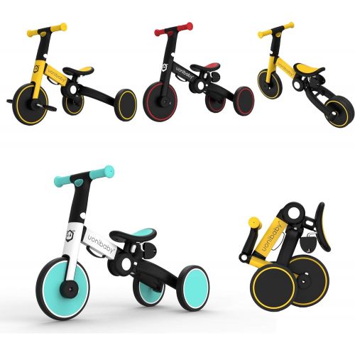  [아마존베스트]M.A.D. for Everything 3 in 1 Toddler Bike Kids Tricycle Children Balance Bicycle Push Bike Pedal Trike Training Removable Pedals Lightweight Portable Foldable 2-4 Year Old No Assembly 3-in-1 - by M.A.D.