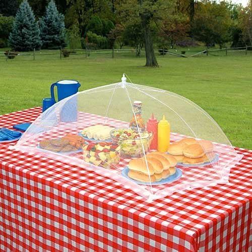  M.V. Trading Gaint Outdoor Tabletop Food Cover, 22(L) x 22(W), Square