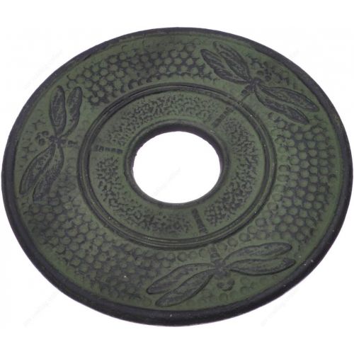  M.V. Trading T7022GN Cast Iron Trivet Drgon Design, 5½ Inch, Green