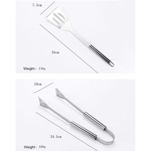  M3M 20 Outdoor BBQ Tools, Stainless Steel Baking Utensils, Fork Shovel Clip Brush Set, Multi-Function Portable Family Friend Picnic Camping Barbecue Tool,9