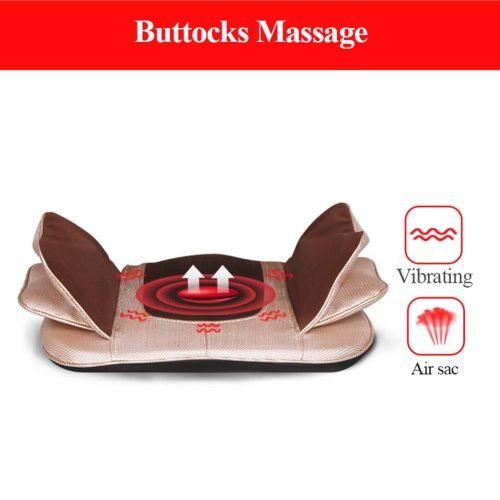  M3M Back Massager Car Seat Massage Cushion with Heat Function 3D Kneading Deep Tissue for Pinpoint...