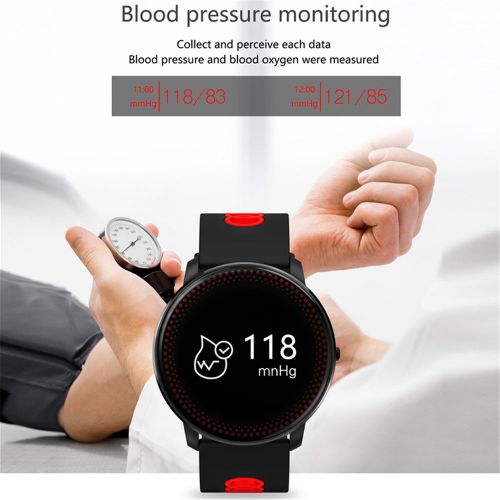  MAARYEE CF007 Waterproof Smart Fitness Bracelet Tracker Heart Rate Blood Pressure Monitor Passometer Smart Band Watch Wristband