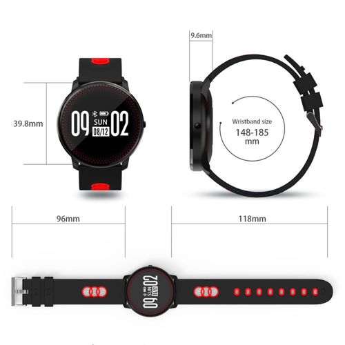  MAARYEE CF007 Waterproof Smart Fitness Bracelet Tracker Heart Rate Blood Pressure Monitor Passometer Smart Band Watch Wristband