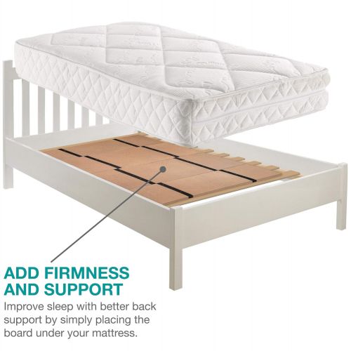  MABIS DMI Healthcare DMI Folding Bunkie Bed Board for Mattress Support, can be used instead of a Box Spring to Streamline and Minimize the Bed or with a Box Spring to Enhance Bed Support, No Assembly R