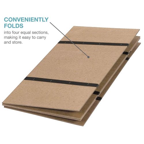  MABIS DMI Healthcare DMI Folding Bunkie Bed Board for Mattress Support, can be used instead of a Box Spring to Streamline and Minimize the Bed or with a Box Spring to Enhance Bed Support, No Assembly R