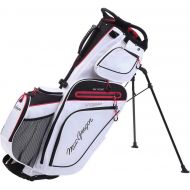 [아마존베스트]MACGREGOR Golf Hybrid Stand/Cart Golf Bag with 14 Way Divider, White/Black