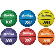 MacGregor Multicolor Basketballs (Set of 6) - Intermediate Size (28.5)