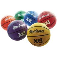 MacGregor Multicolor Basketballs (Set of 6) - Junior Size (27.5)