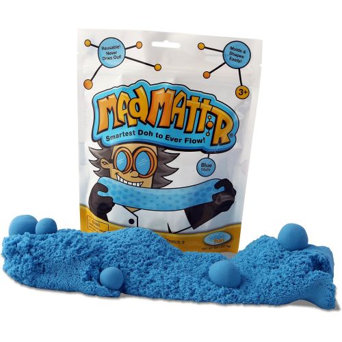  [아마존베스트]Mad Mattr Super-Soft Modelling Dough Compound that Never Dries Out, 10 Ounces, Blue